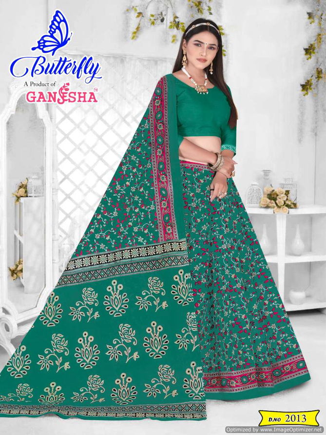 Butterfly Vol 2 By Ganesha Daily Wear Cotton Printed Saree Wholesale Market In Surat